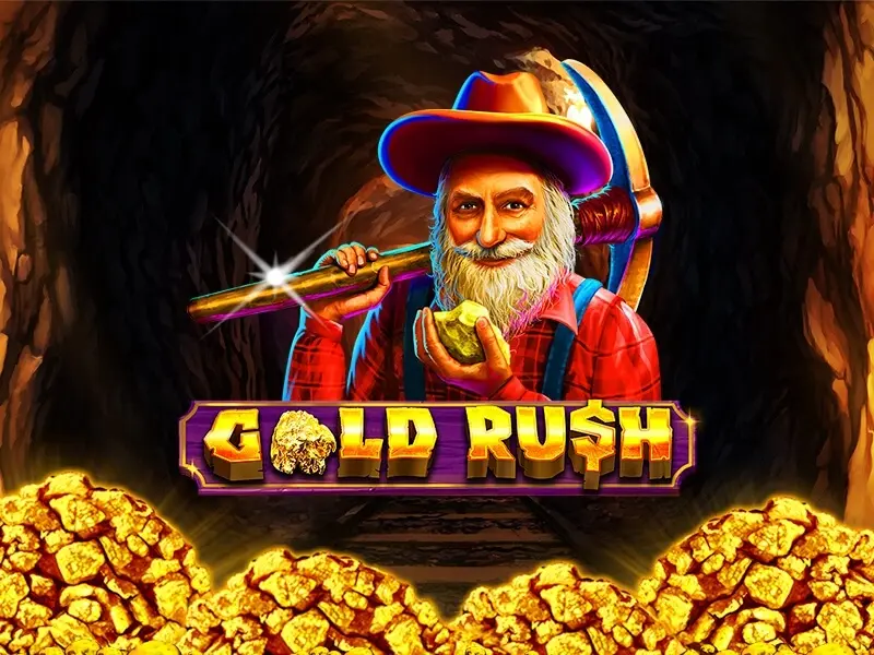 gold rush pokie logo