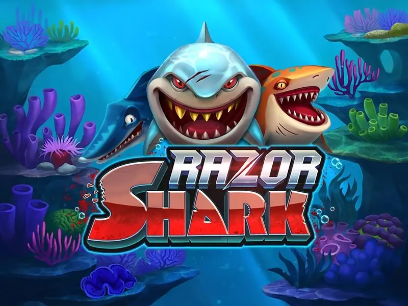 razor shark pokies logo